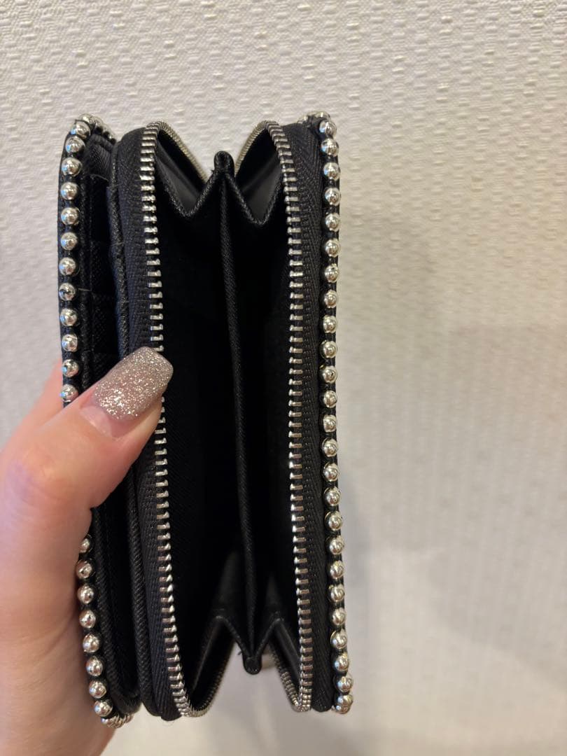 WCJ×ゲルニカコラボ 恐竜デザイン ブラックミニ財布