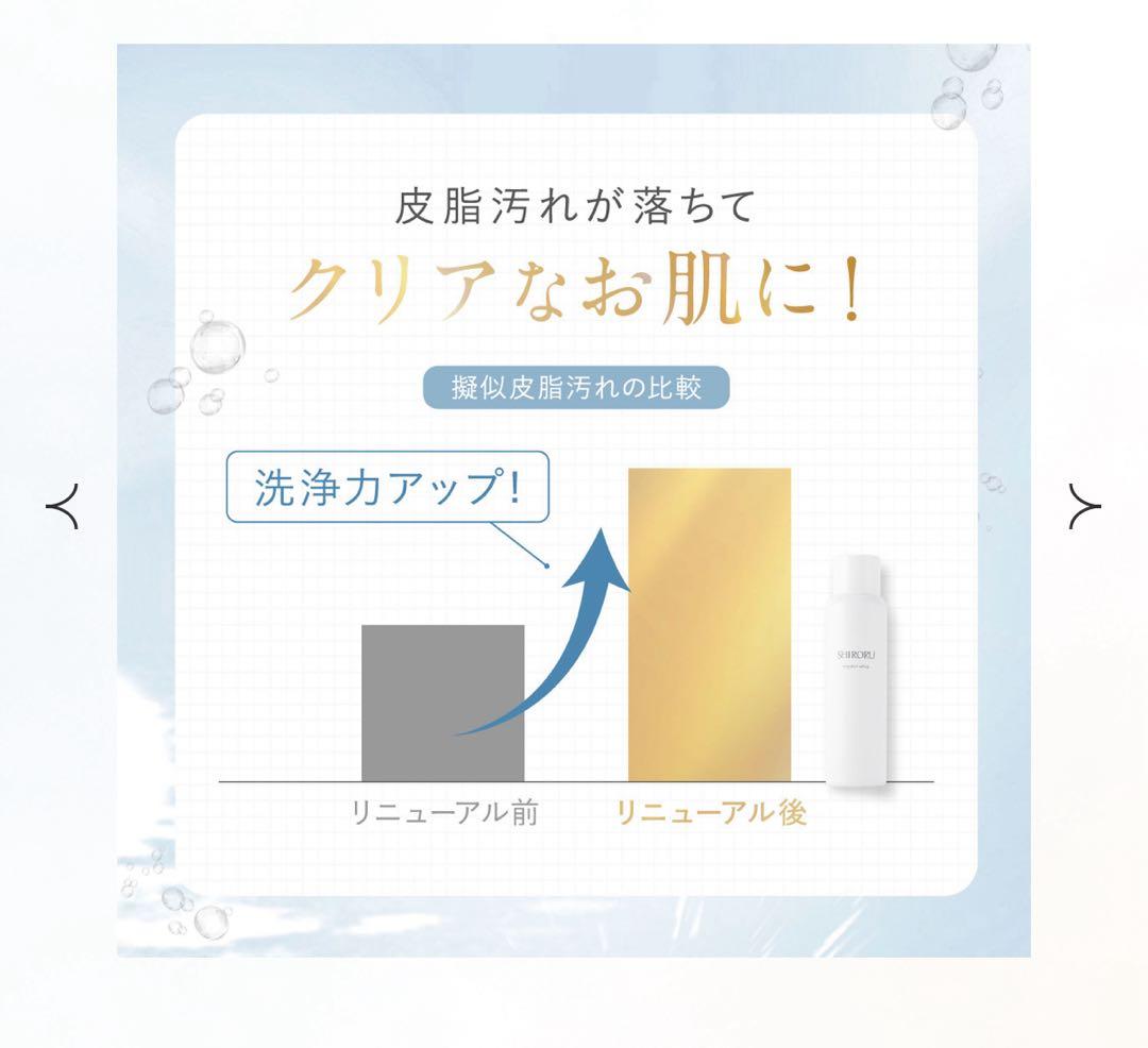 SHIRORU クリスタルホイップ 洗顔料６本セット‼️