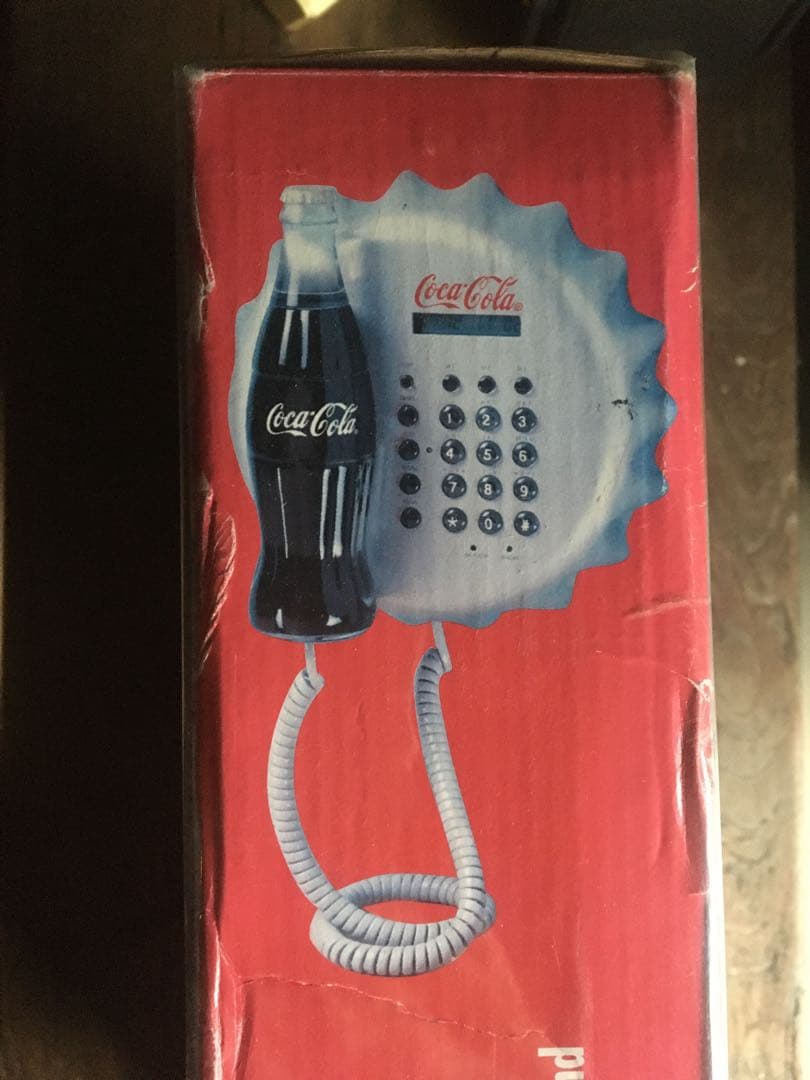 希少Coca-Cola Crown Cap Telephone