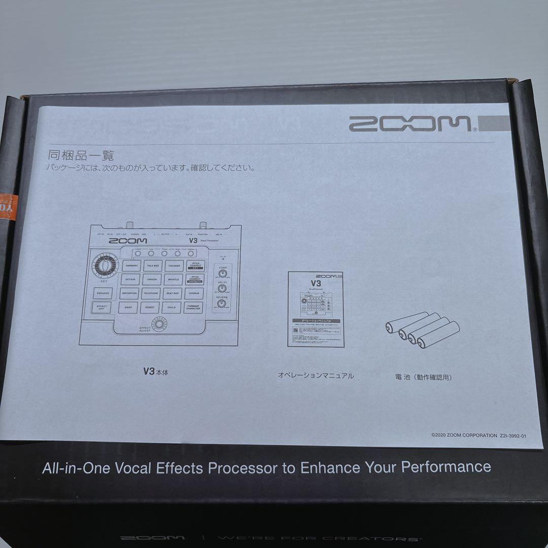 ZOOM V3 ボーカルプロセッサー