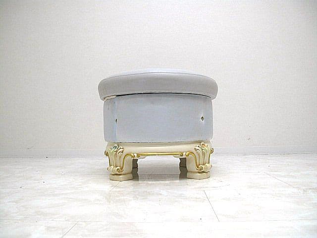 イタリア SILIK シリック ロココ様式スツール 　サイドチェア　椅子 腰掛け