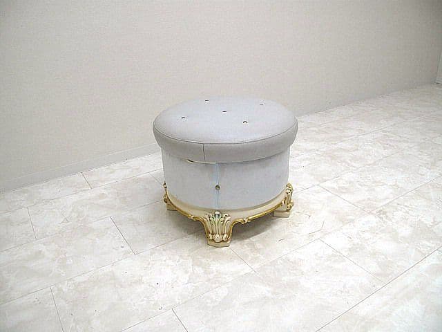 イタリア SILIK シリック ロココ様式スツール 　サイドチェア　椅子 腰掛け