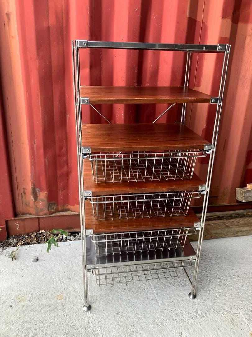 無印良品　ステンレスユニットシェルフ