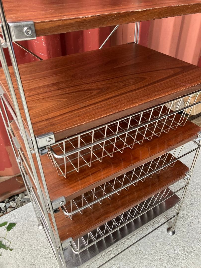 無印良品　ステンレスユニットシェルフ