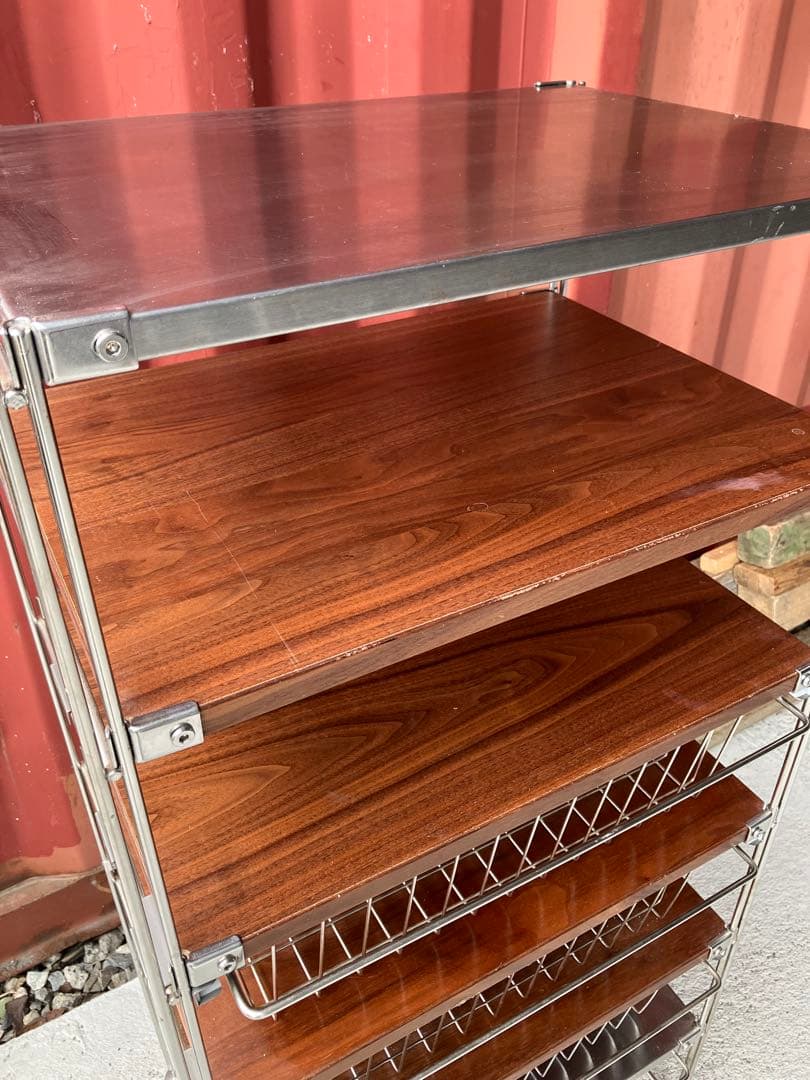 無印良品　ステンレスユニットシェルフ