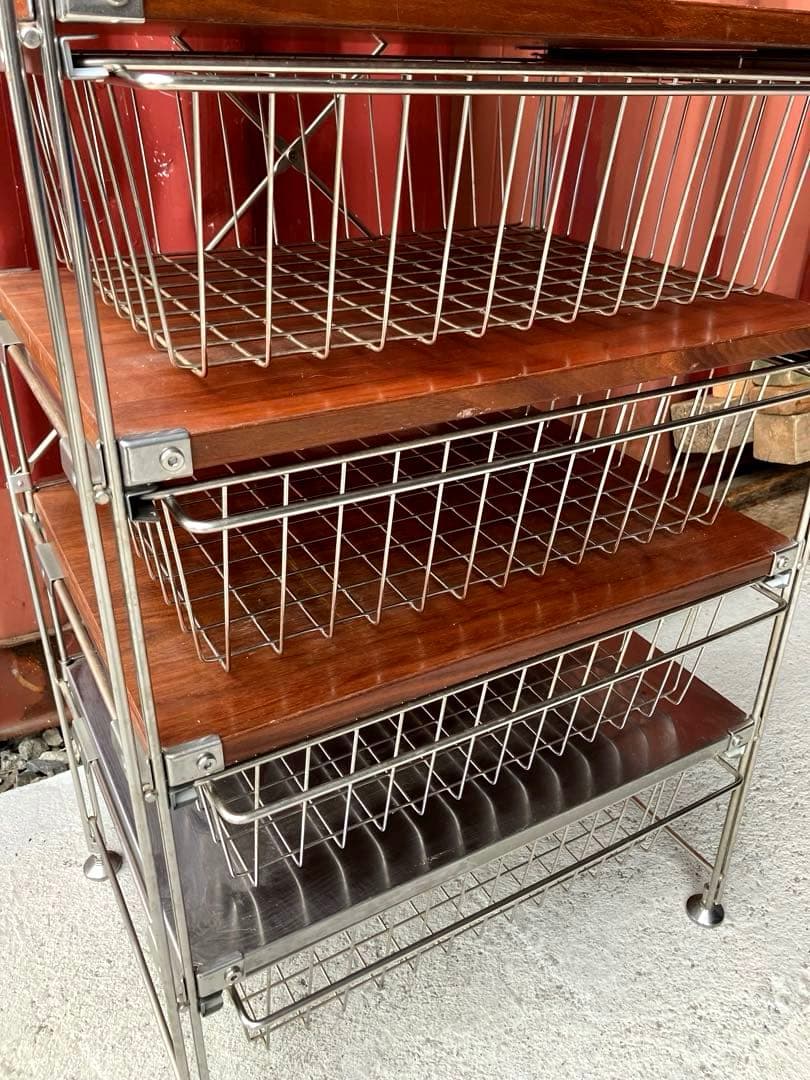 無印良品　ステンレスユニットシェルフ