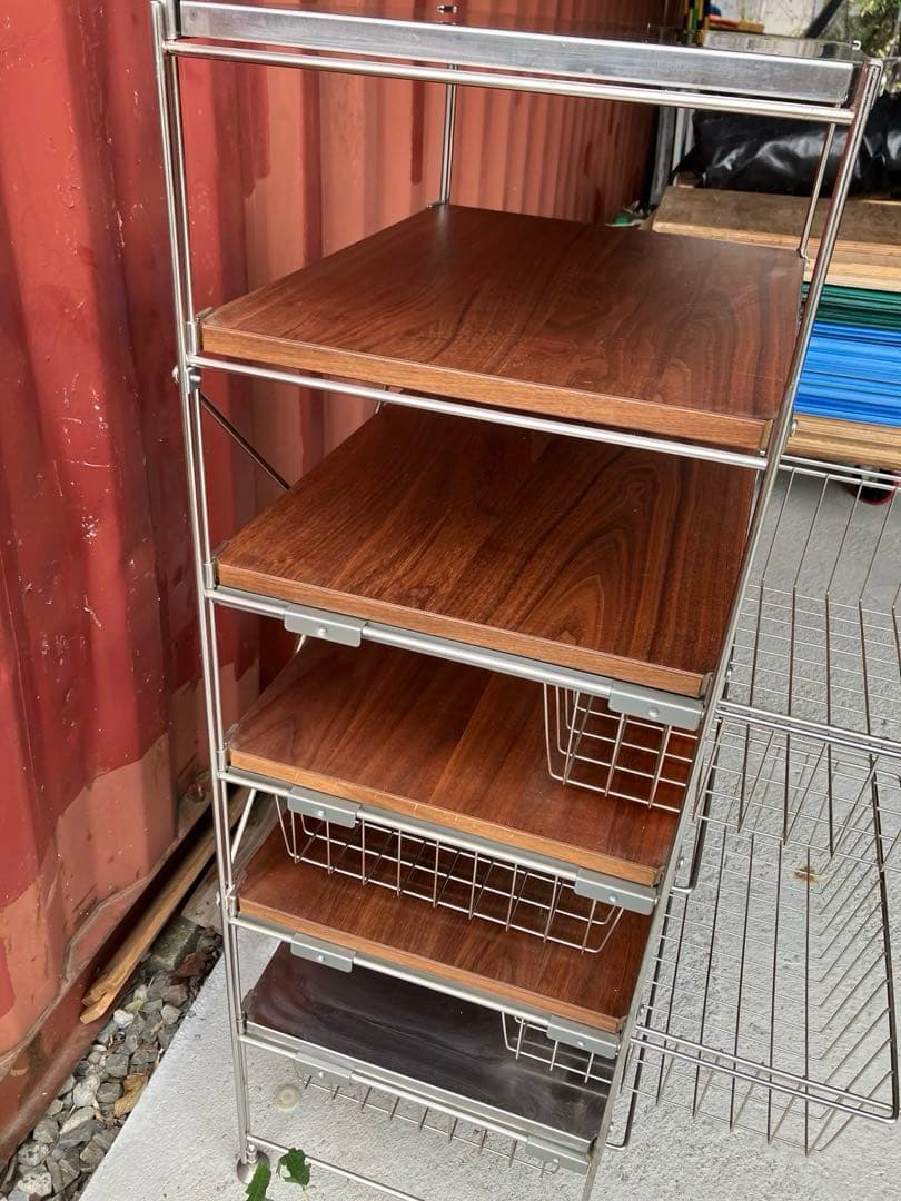 無印良品　ステンレスユニットシェルフ