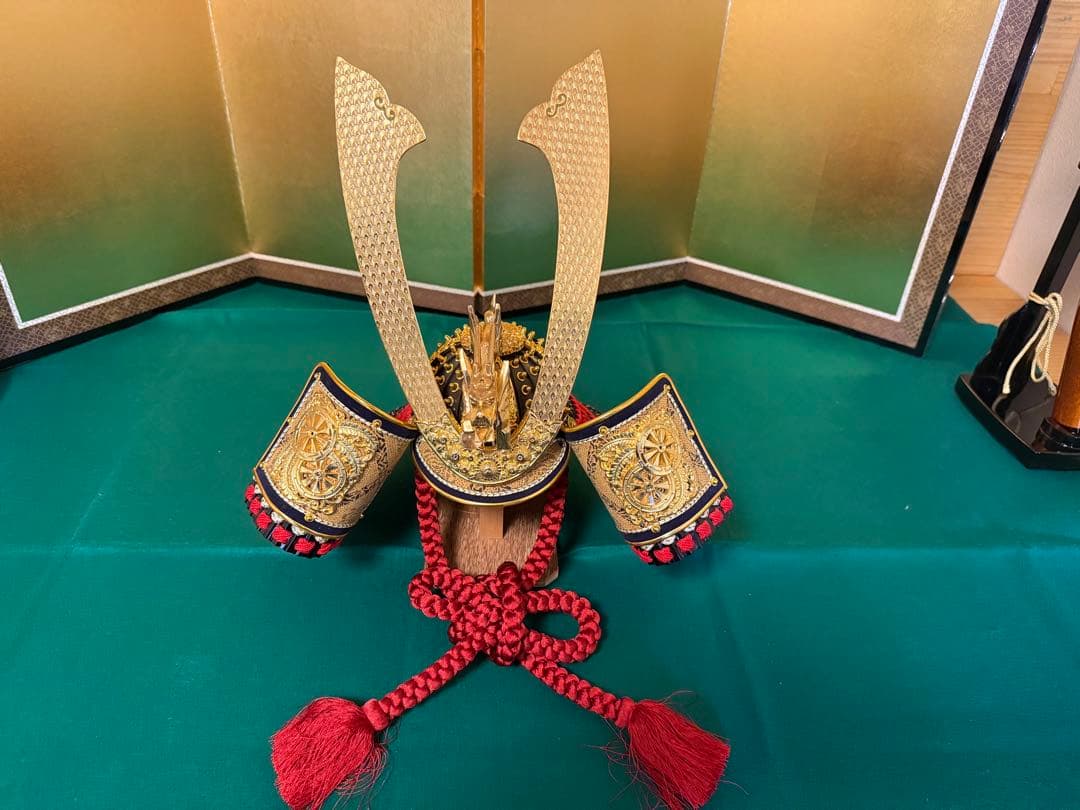 【引越し整理特価】久月製 豪華兜飾り一式 （美品・購入２０万円→12,000円）