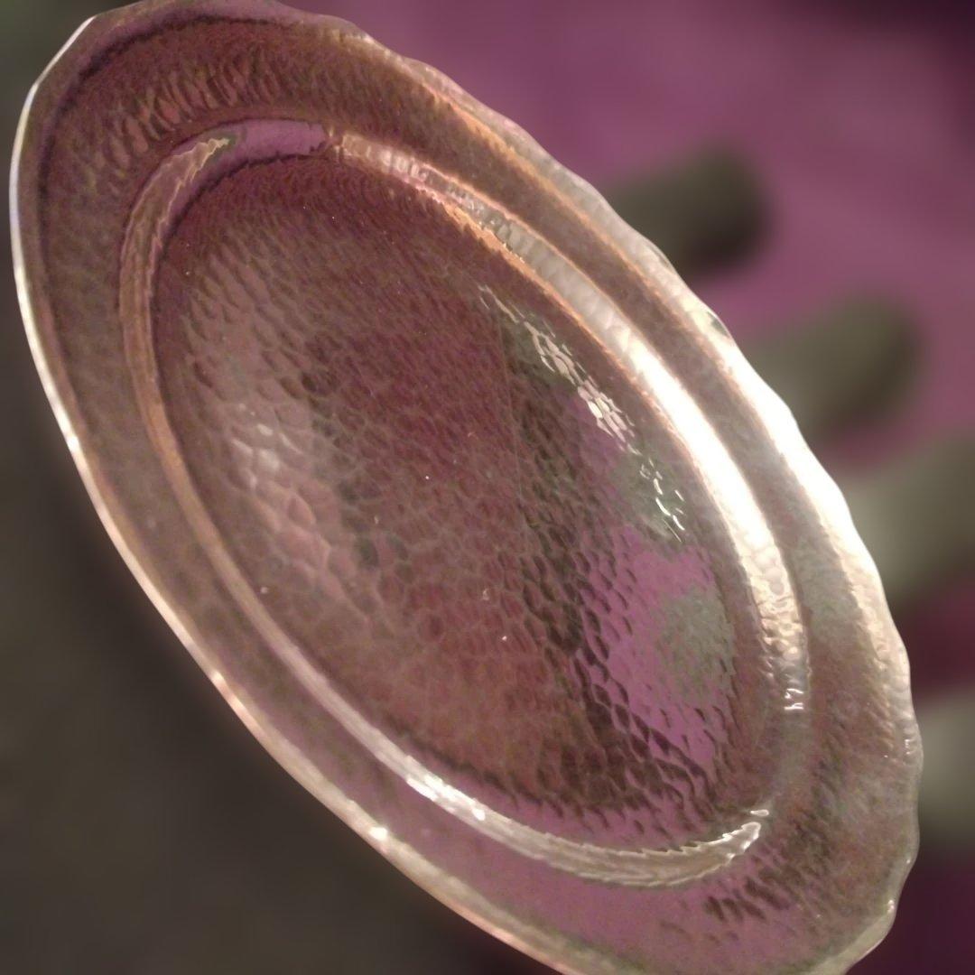 わんわん　純銀　小皿　槌目　53.2g