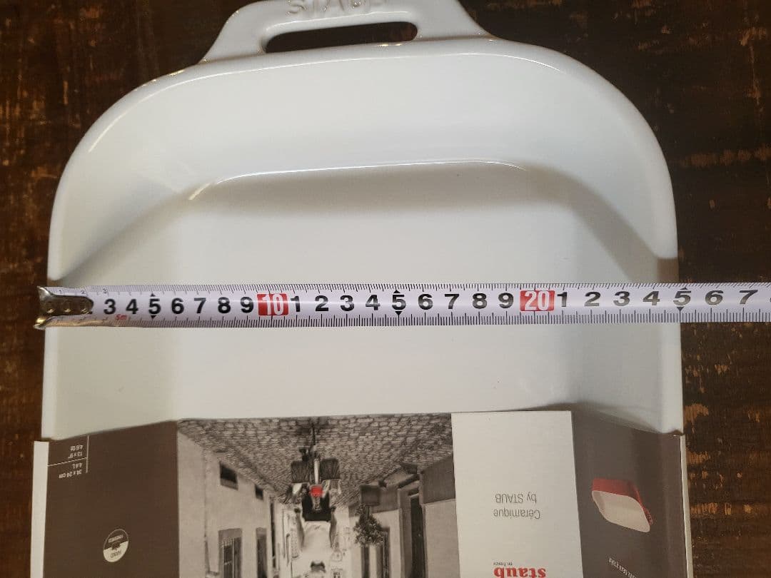 STAUB オーブン皿 ホワイト 34x24cm 4.4L　レクタンギュラー