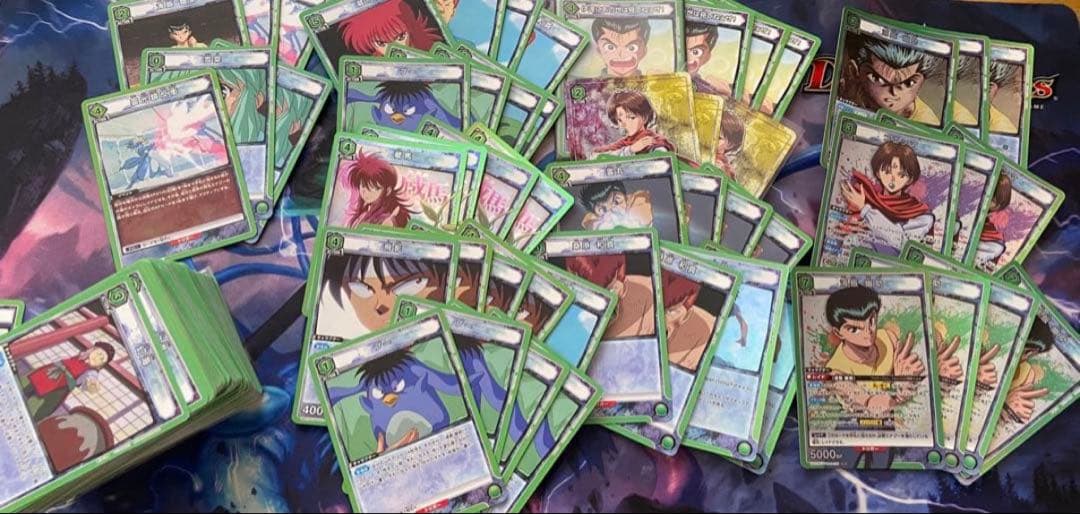 緑 浦飯幽助 デッキ (スリーブパーツ付き) ➕ほぼ4コンセット