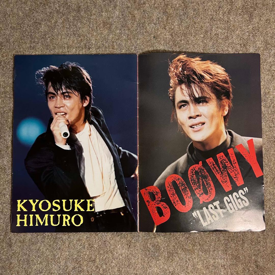 絶版本】BOOWY ボウイ ポスターブック 氷室 布袋 LAST GIGS - メルカリ