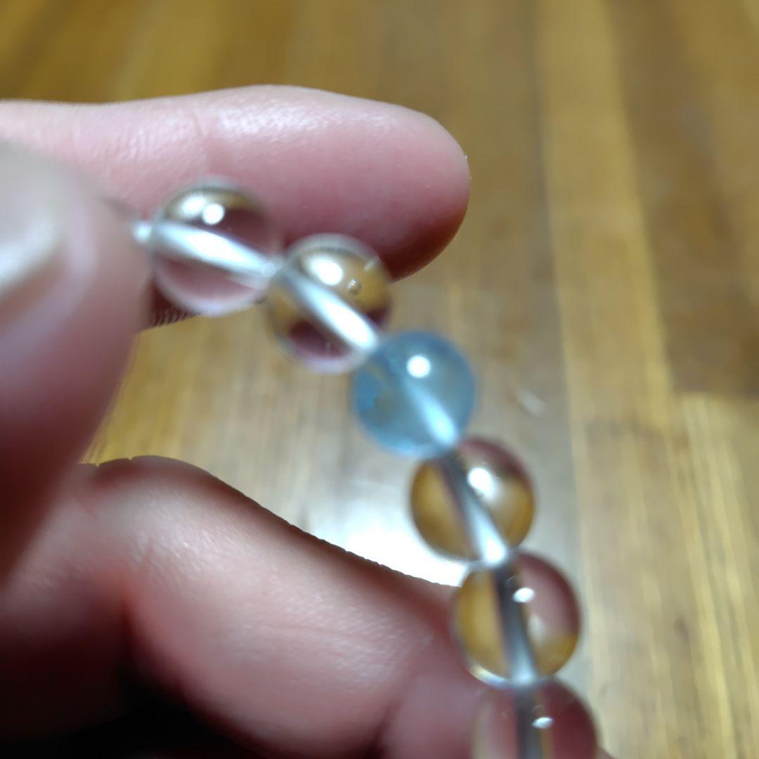 カラフルガラスビーズブレスレット