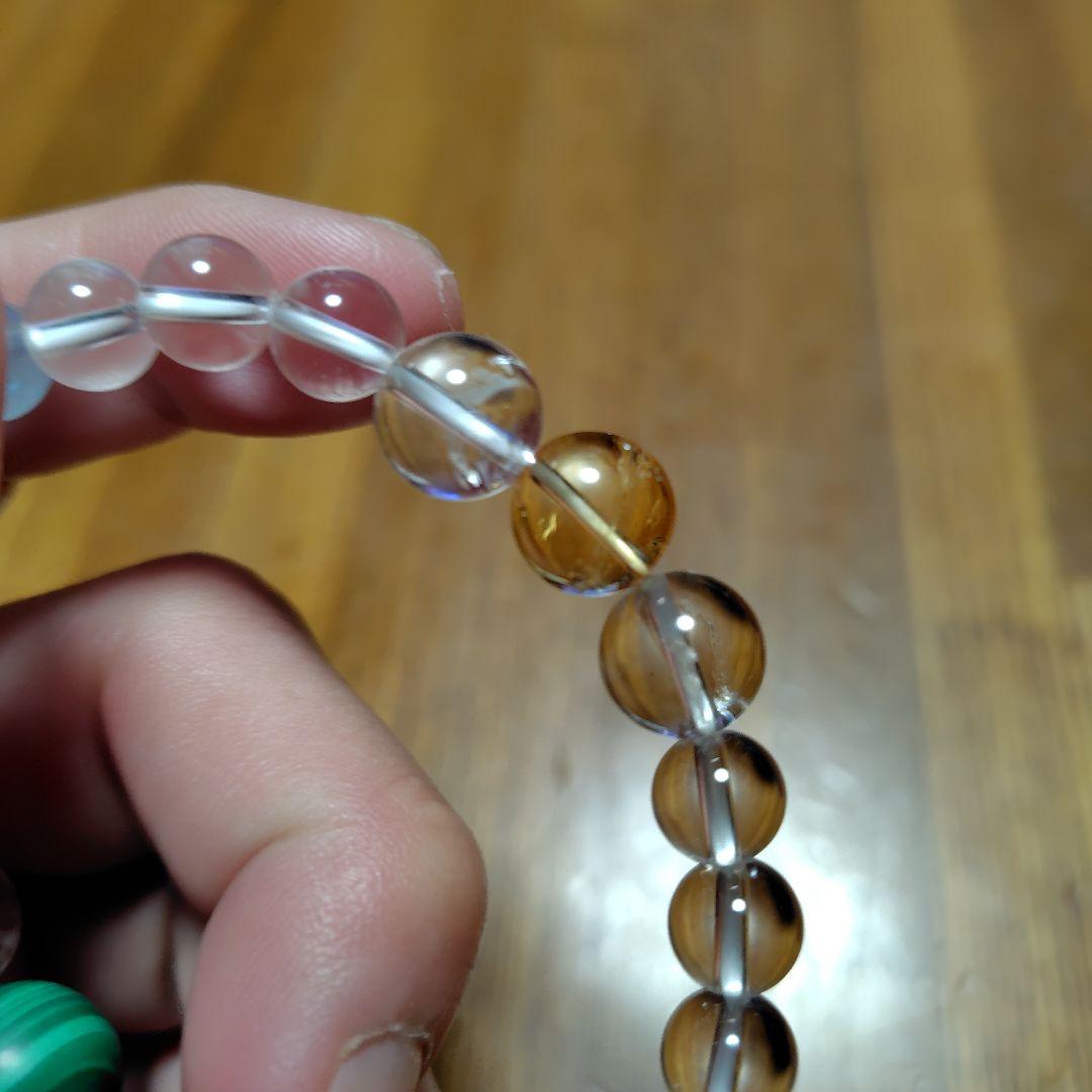 カラフルガラスビーズブレスレット