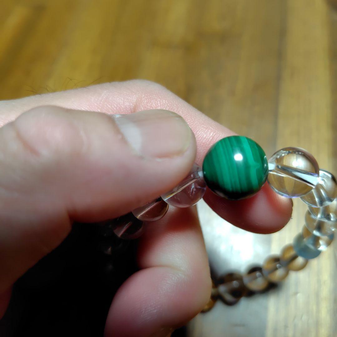 カラフルガラスビーズブレスレット