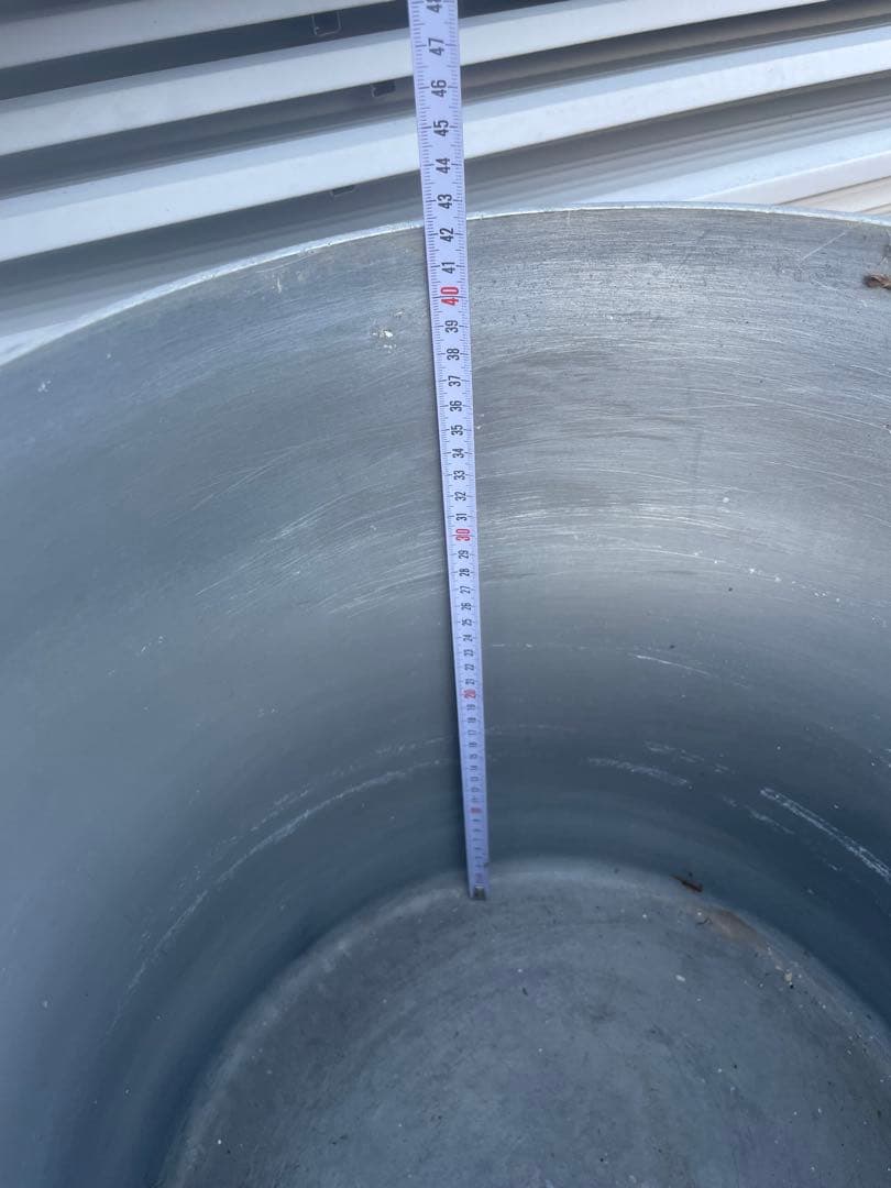 寸胴鍋 43cm 2ハンドル　とって付き　アルミ鍋飲食店　厨房　業務用　中古