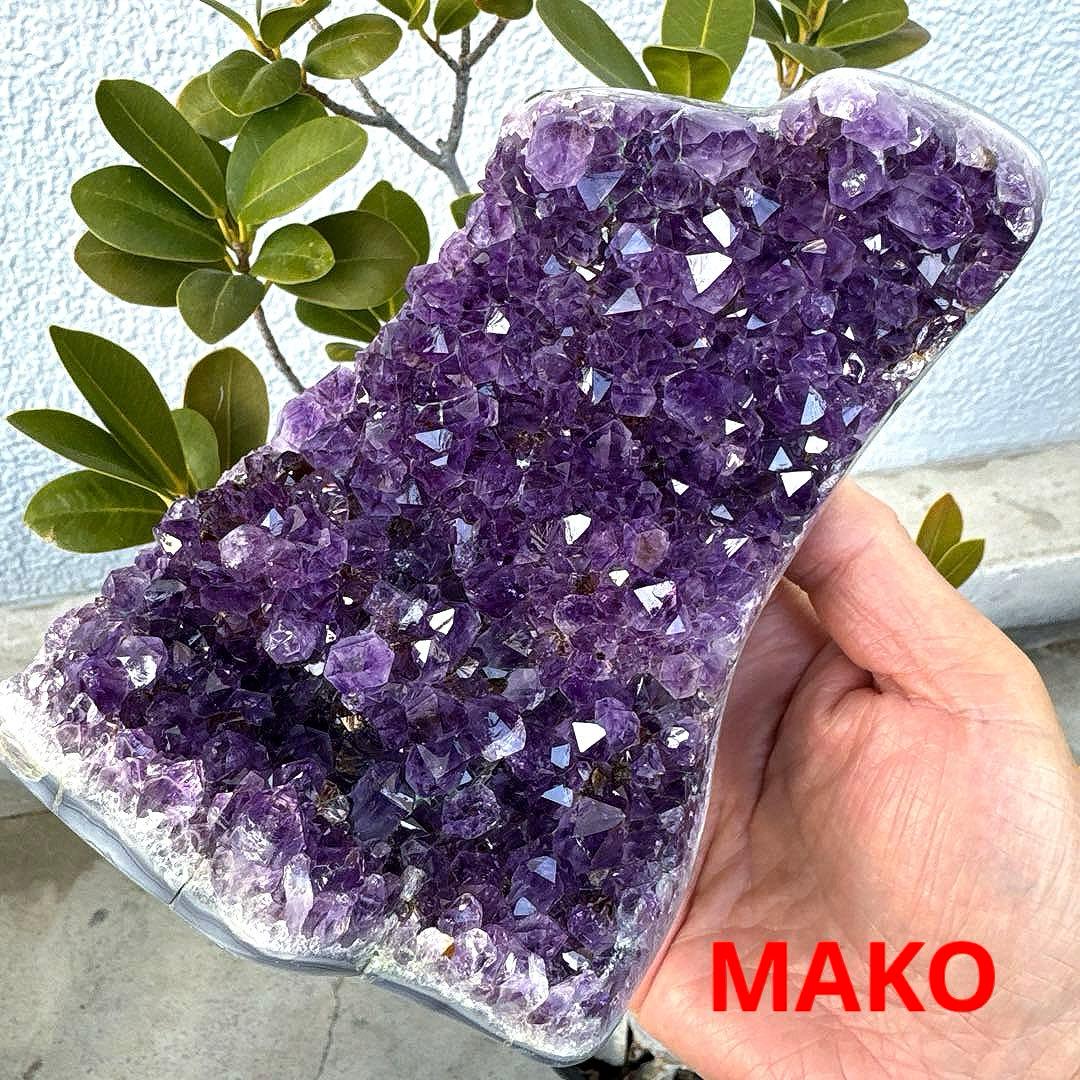 M1863☆アメジストクラスター888g☆ブラジル産☆天然石☆N51207-A