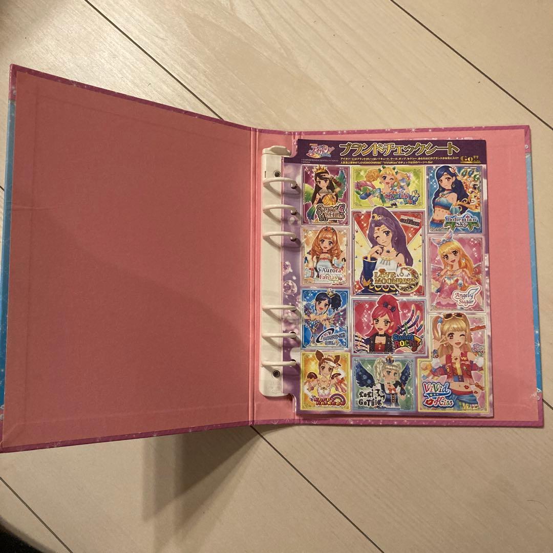 アイカツ 星宮いちご エンジェリーシュガーアクア バインダー 廃盤品