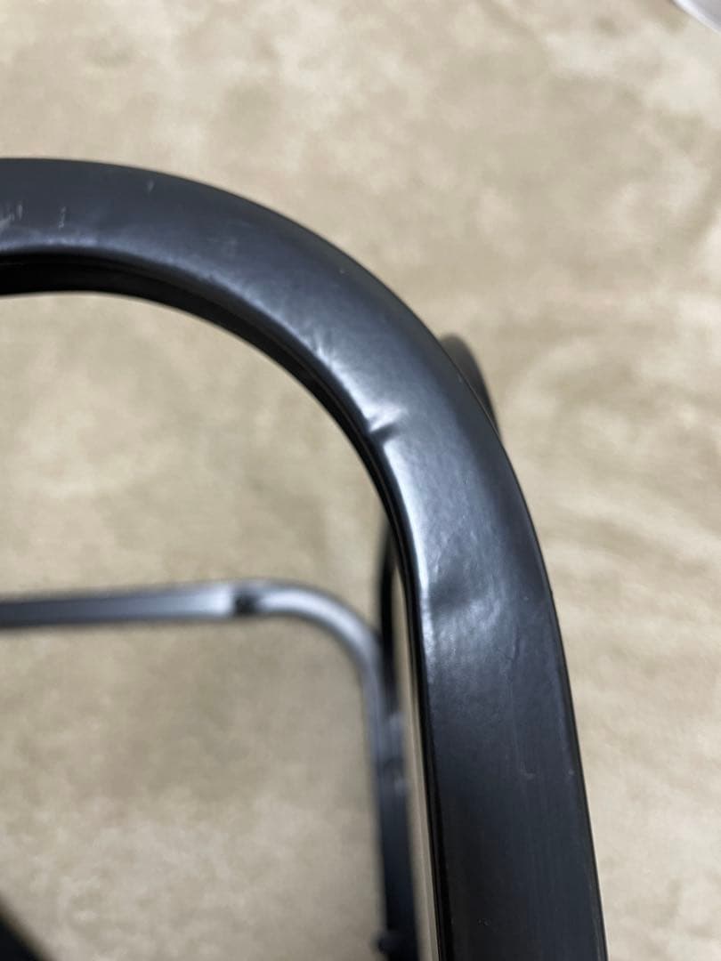 ガラス天板テーブル　ローテーブル　80年代　昭和レトロ　ブラック