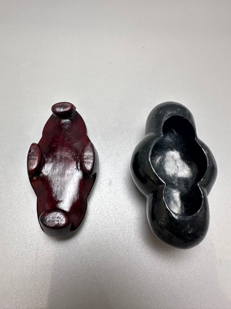 中国 碧玉 刻 筆洗 文房四宝