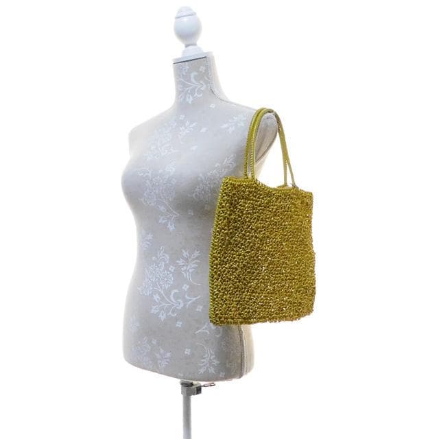 美品 ANTEPRIMA アンテプリマ ワイヤーバッグ トートバッグ イエロー