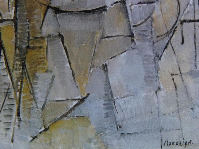 ピート・モンドリアン、『コンポジション 第3番（樹） 』、希少な画集