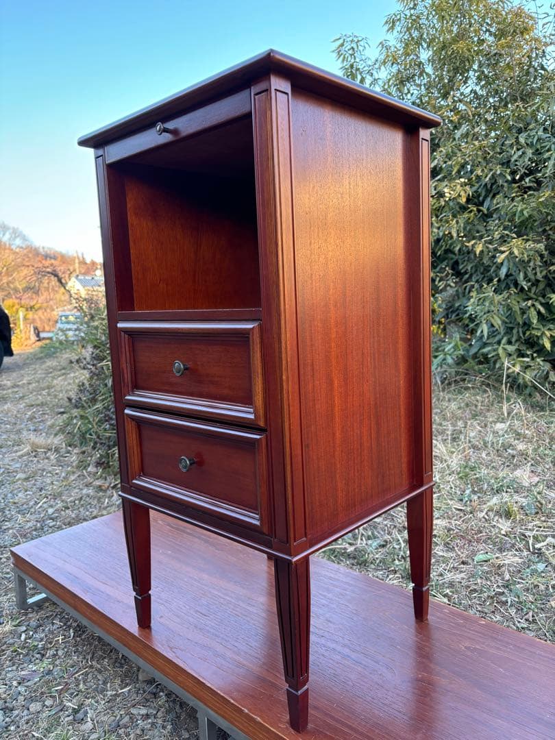 希少品　東海家具　ケント 木製電話/FAX台　サイドボード花台　飾り棚