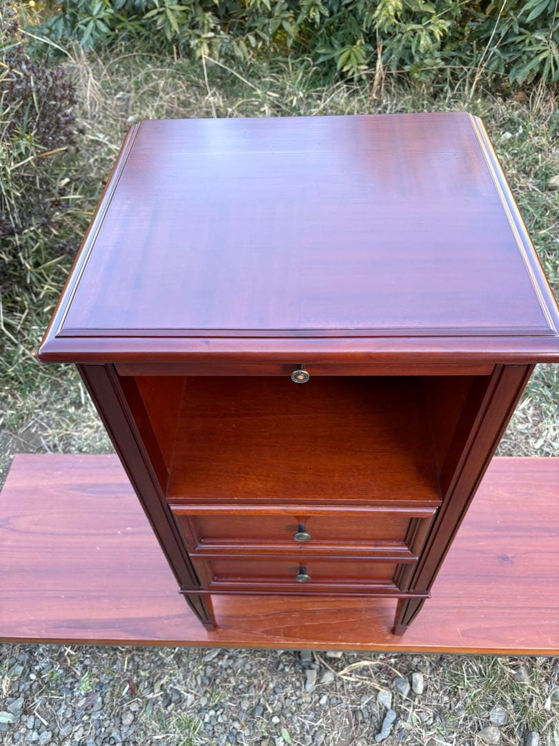 希少品　東海家具　ケント 木製電話/FAX台　サイドボード花台　飾り棚