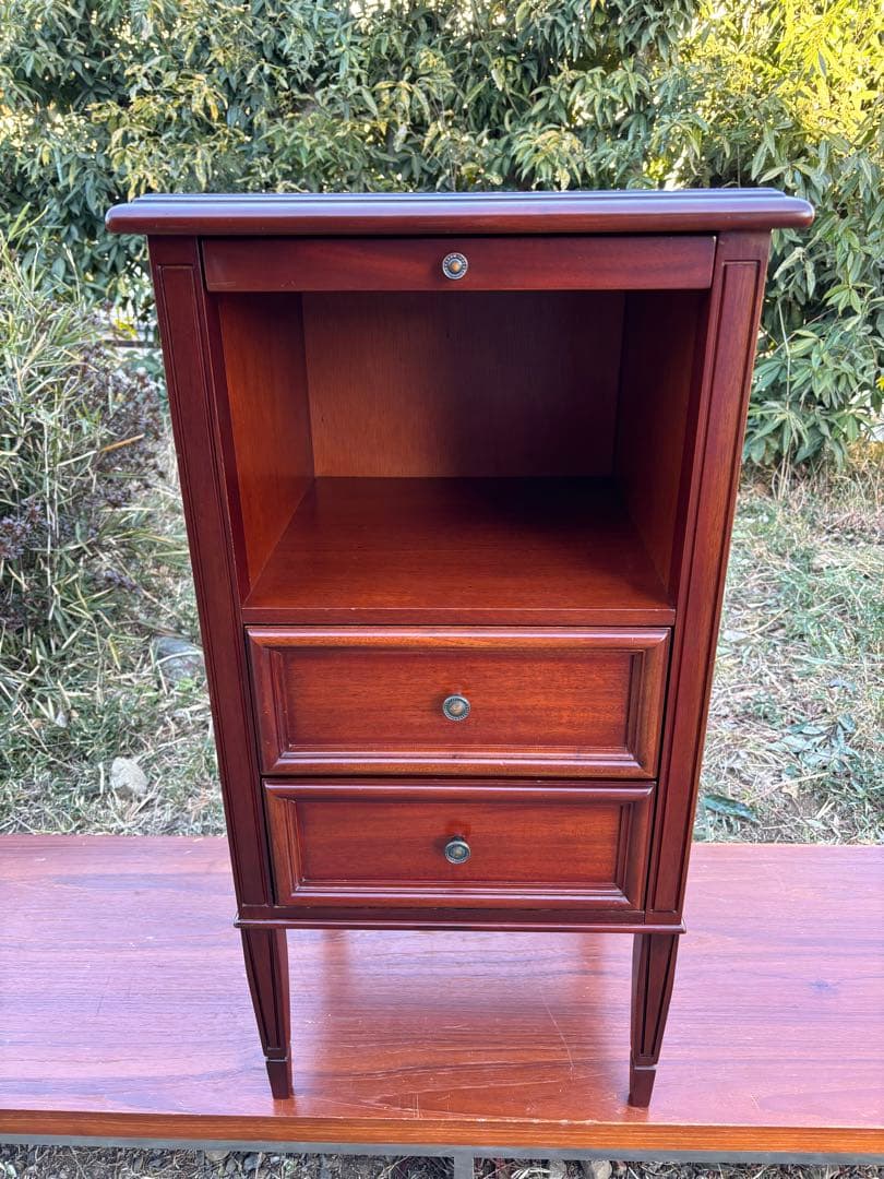 希少品　東海家具　ケント 木製電話/FAX台　サイドボード花台　飾り棚