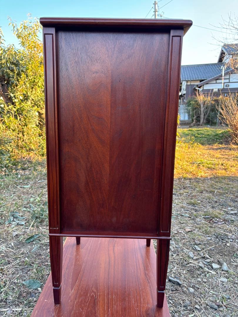 希少品　東海家具　ケント 木製電話/FAX台　サイドボード花台　飾り棚