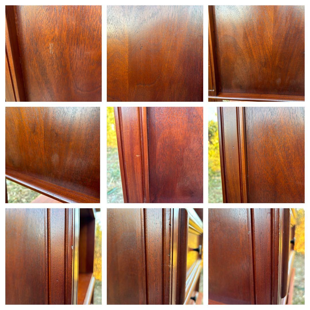 希少品　東海家具　ケント 木製電話/FAX台　サイドボード花台　飾り棚