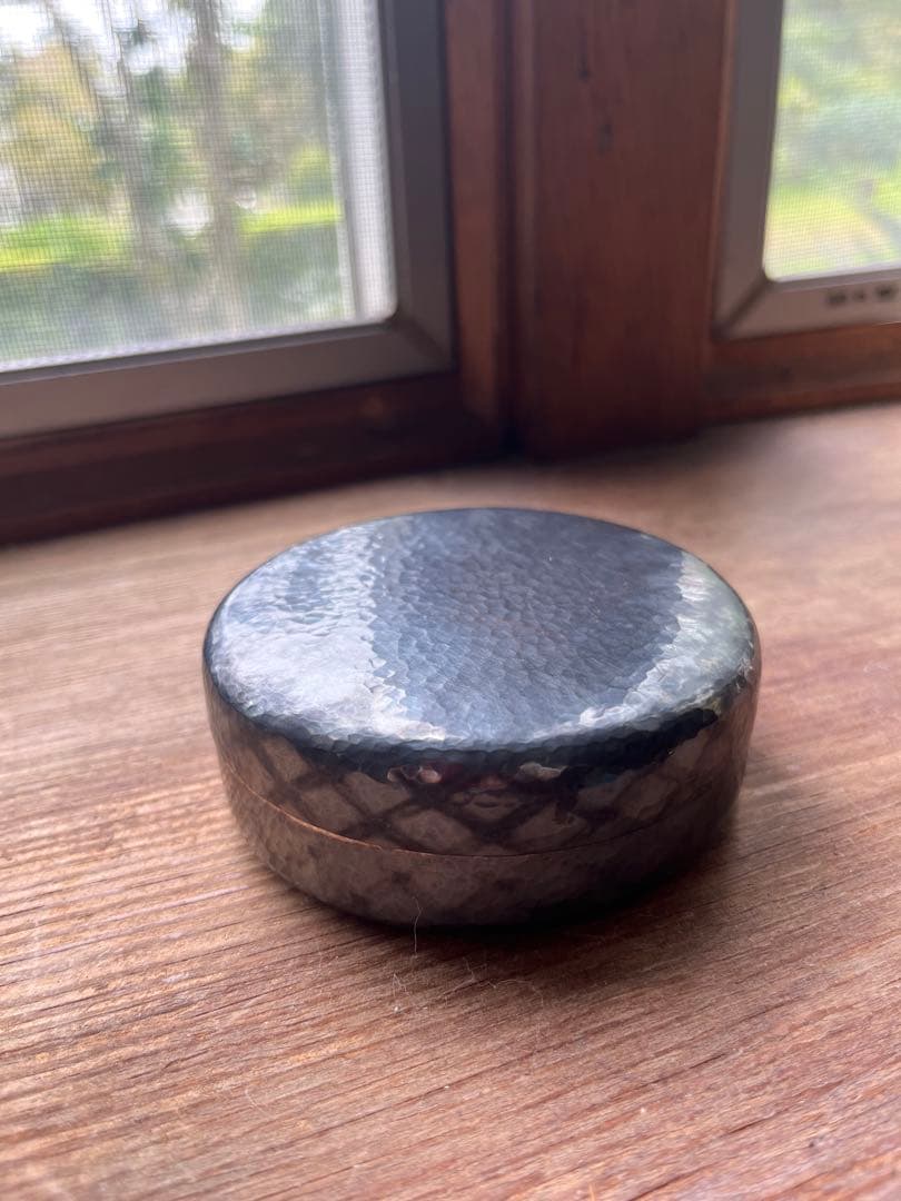 【骨董品】ボンボニエール 鎚目 槌目打ち