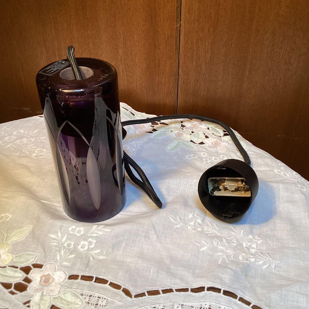 未使用　イデーIDEE　江戸切子　ペンダントライト