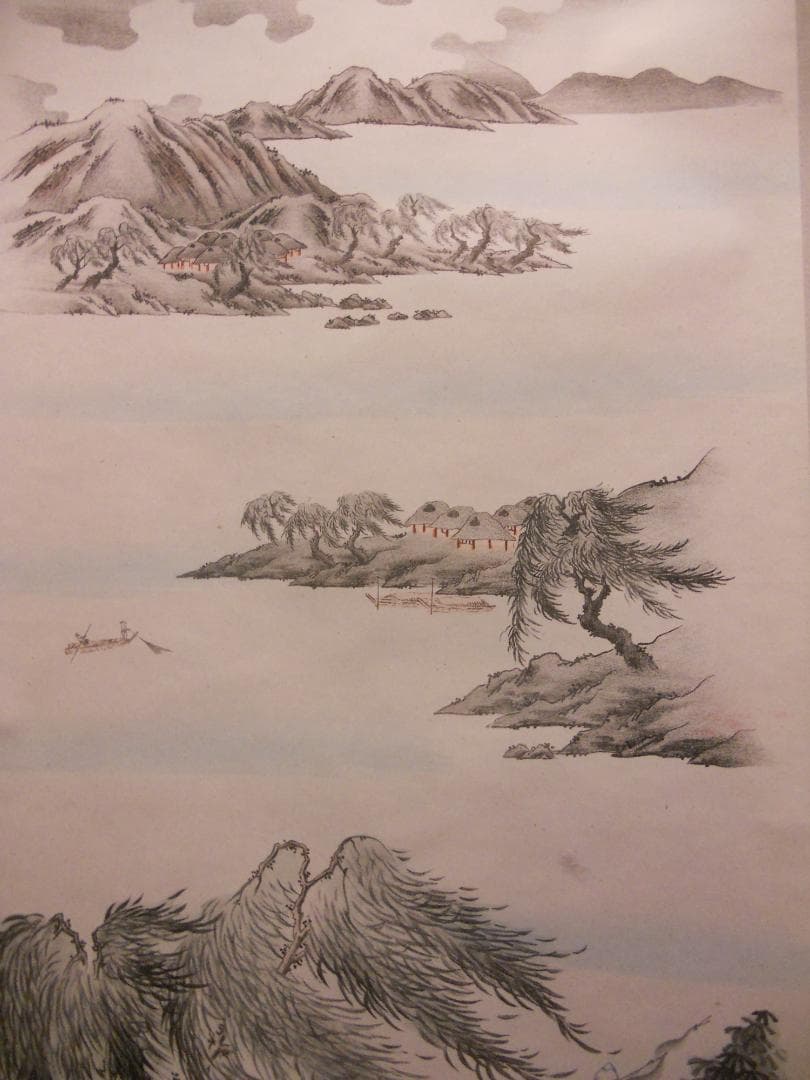 掛け軸 安江不空 釣人 紙本 希少 軸装 茶道具 掛軸 美品 です。 - メルカリ