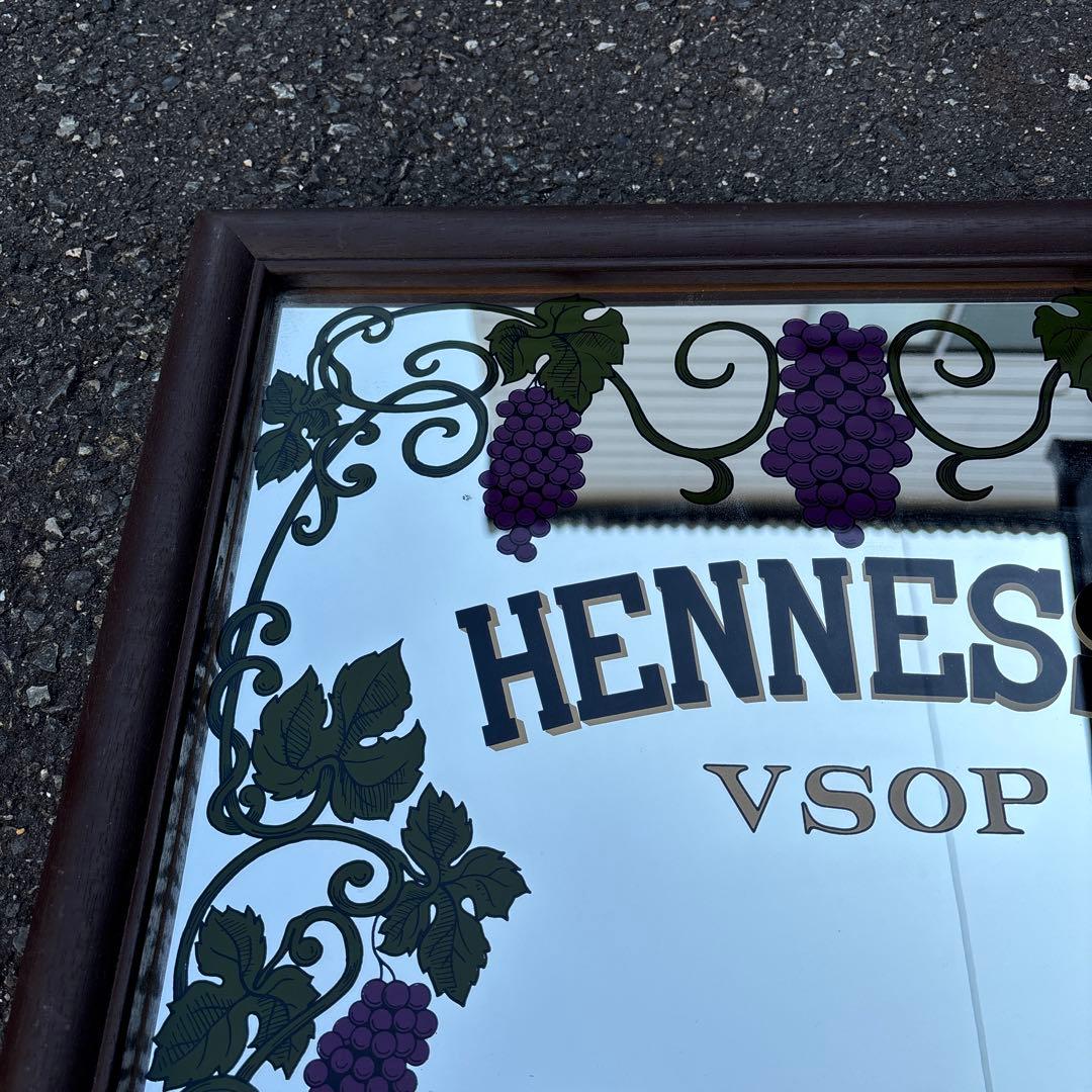 非売品　ヴィンテージ　ヘネシー Hennessy VSOP パブミラー　レトロ