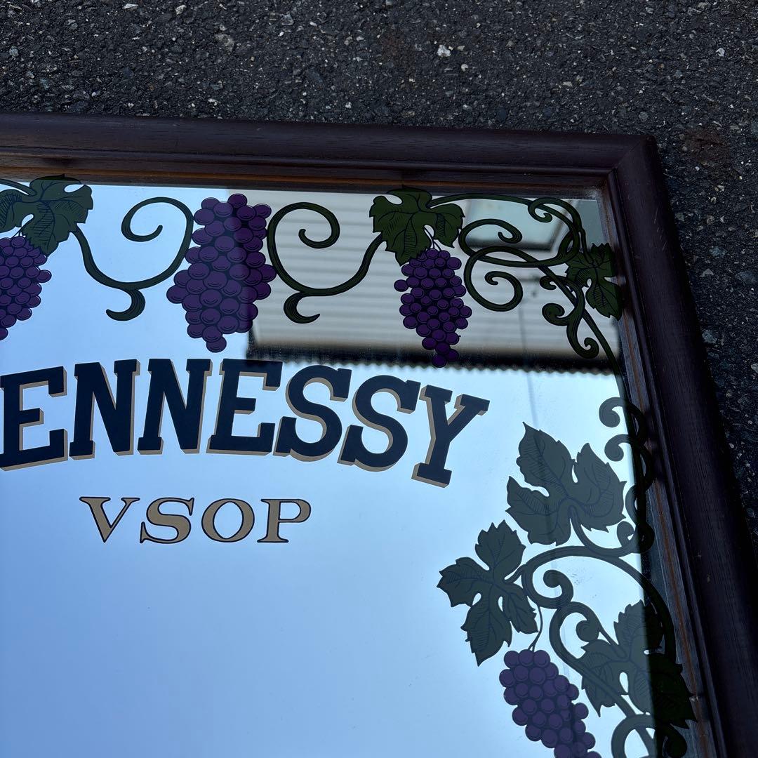 非売品　ヴィンテージ　ヘネシー Hennessy VSOP パブミラー　レトロ