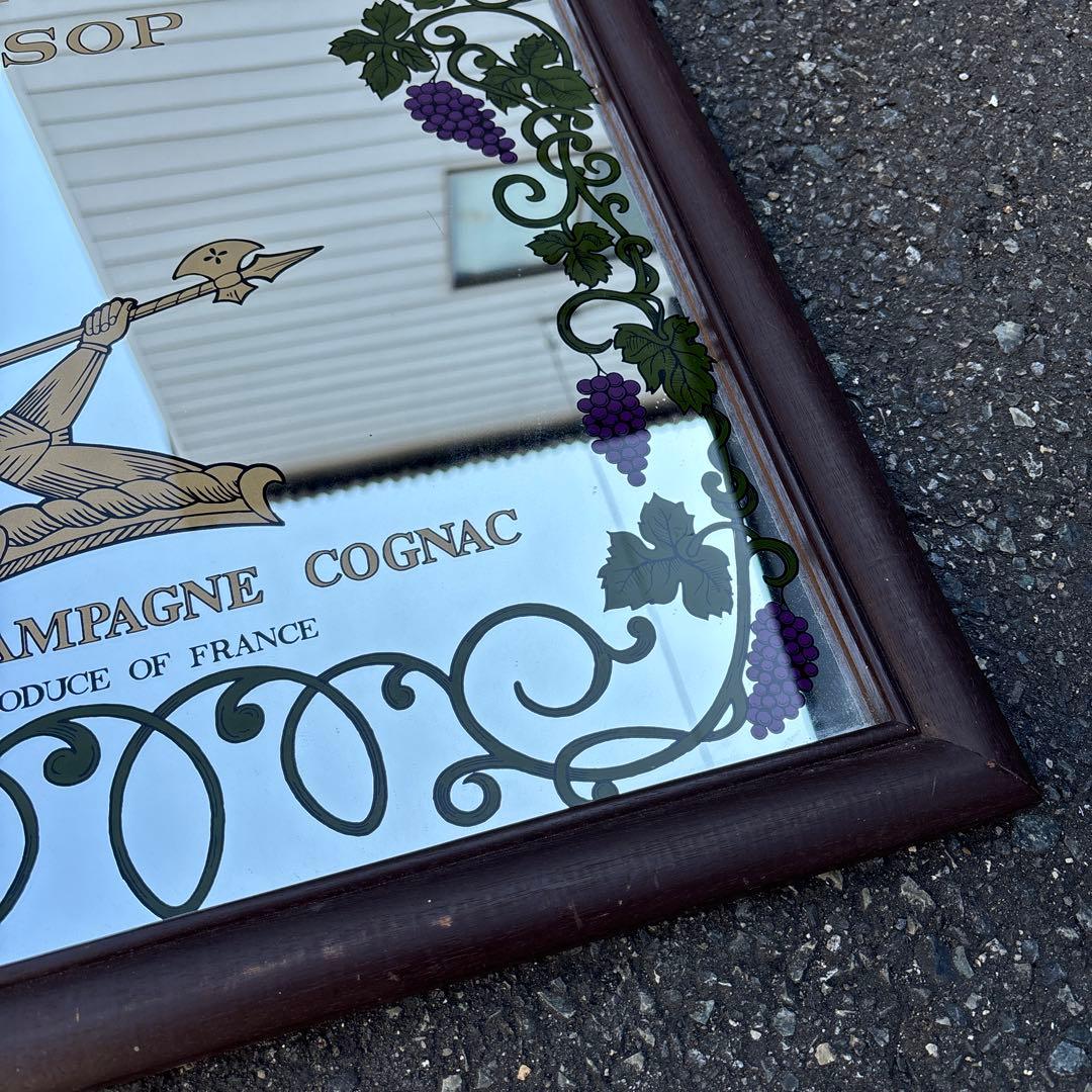 非売品　ヴィンテージ　ヘネシー Hennessy VSOP パブミラー　レトロ