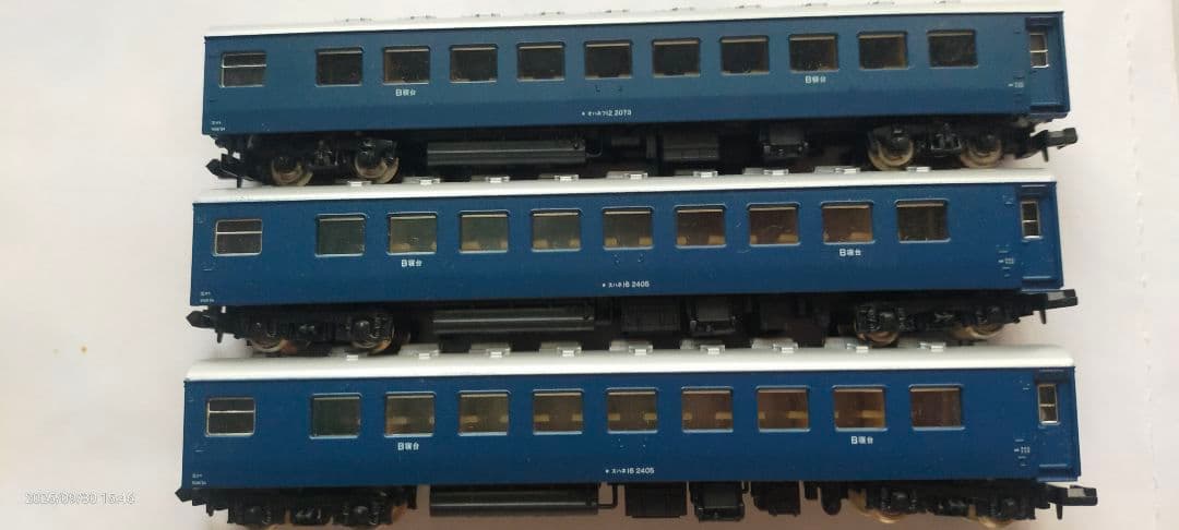 値下げ依頼 マイクロエース製国鉄10系軽量寝台客車　色はブルー各種　13両