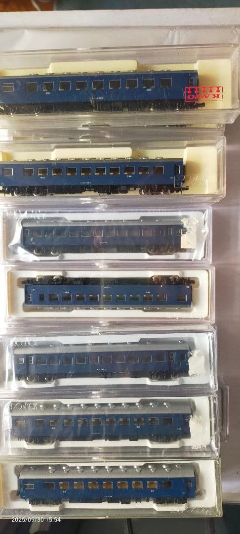 値下げ依頼 マイクロエース製国鉄10系軽量寝台客車　色はブルー各種　13両