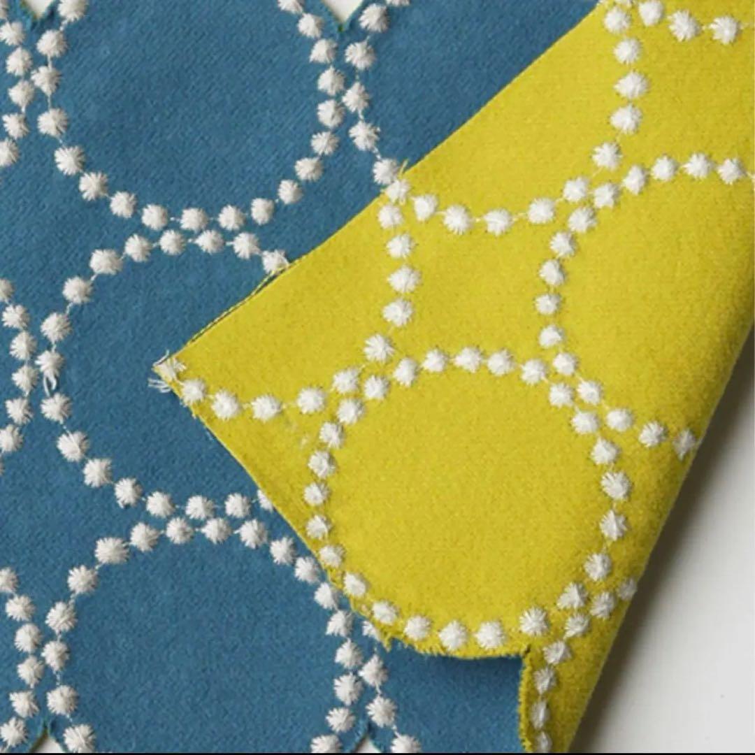 ミナペルホネン スツール タンバリン 折りたたみ 【ブルー/イエロー】 チェア