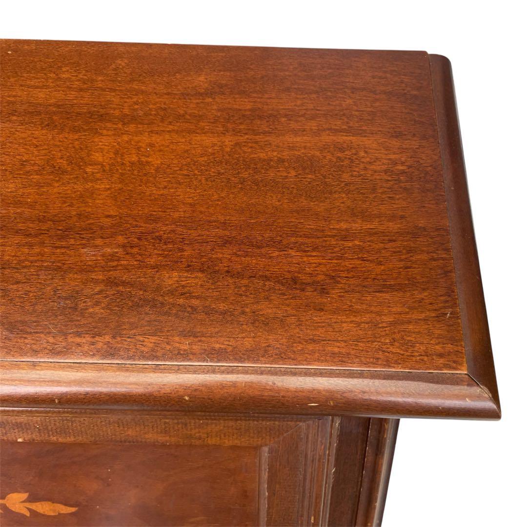 ◯イタリア ライティング ビューロー 机 木製 アンティーク デスク