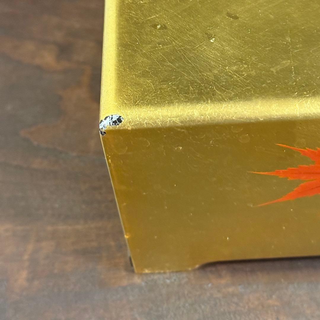 特製 漆絵 ティッシュボックス　もみじ