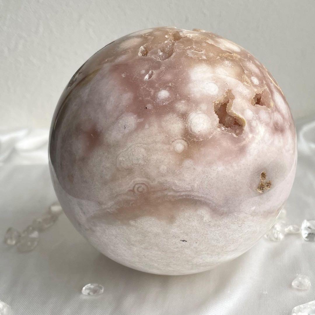 1kg越え大玉！ 結晶ジオード ピンクアメジスト スフィア シュガードゥルージー