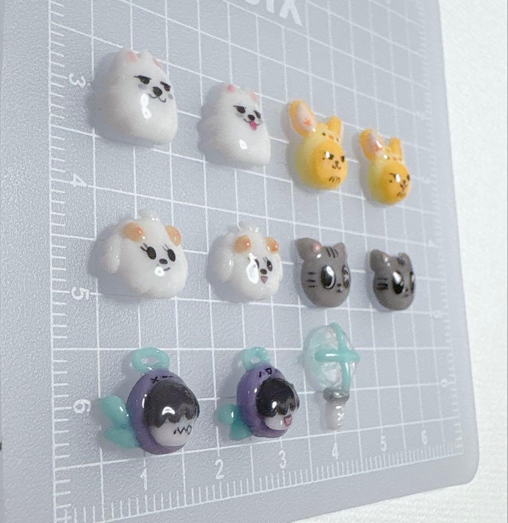 プルバトゥ　ネイルパーツ　3dパーツ　txt