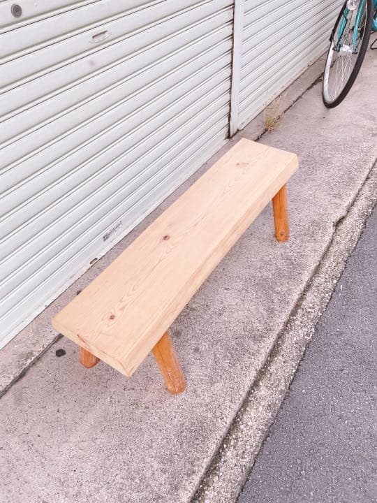 天然　檜　テレビ台　コーヒーテーブル　台　子供用椅子　ベンチ