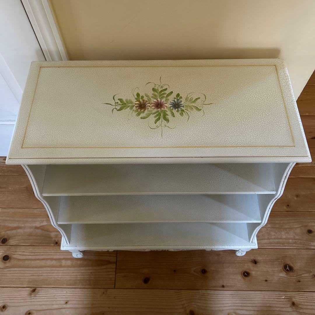 イタリア製　ロココ調　猫脚　アンティーク　 ホワイト