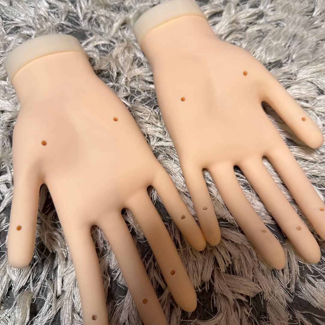 ネイリスト技能検定試験用 JNEC 認定モデルハンド・チップスキンケアシール付き