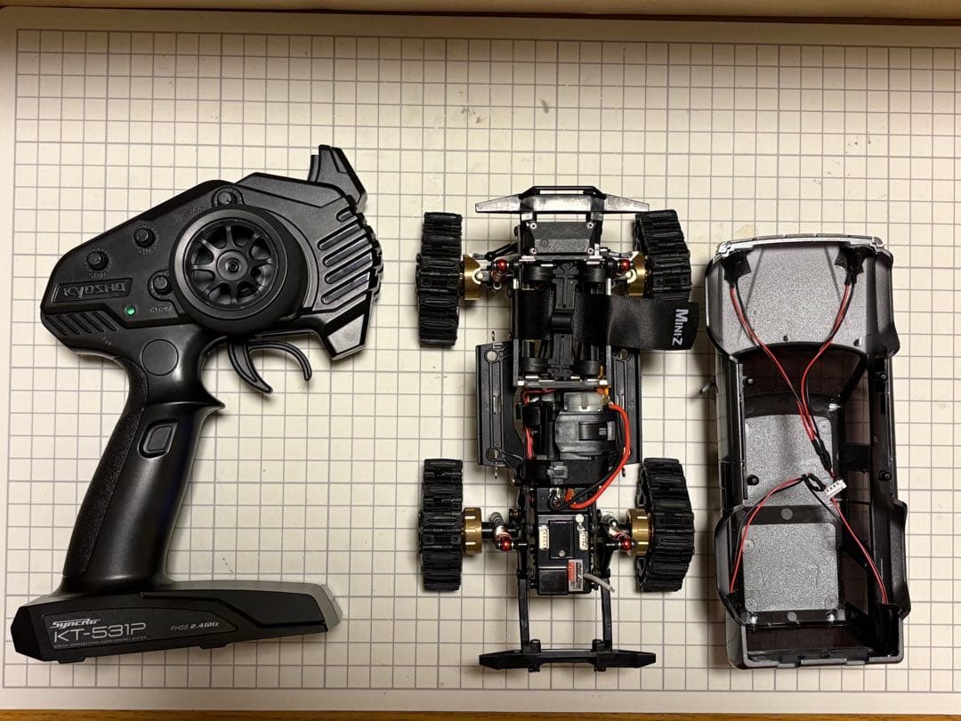 京商　ミニッツ4×4 4ランナー　キャタッピ魔改造仕様