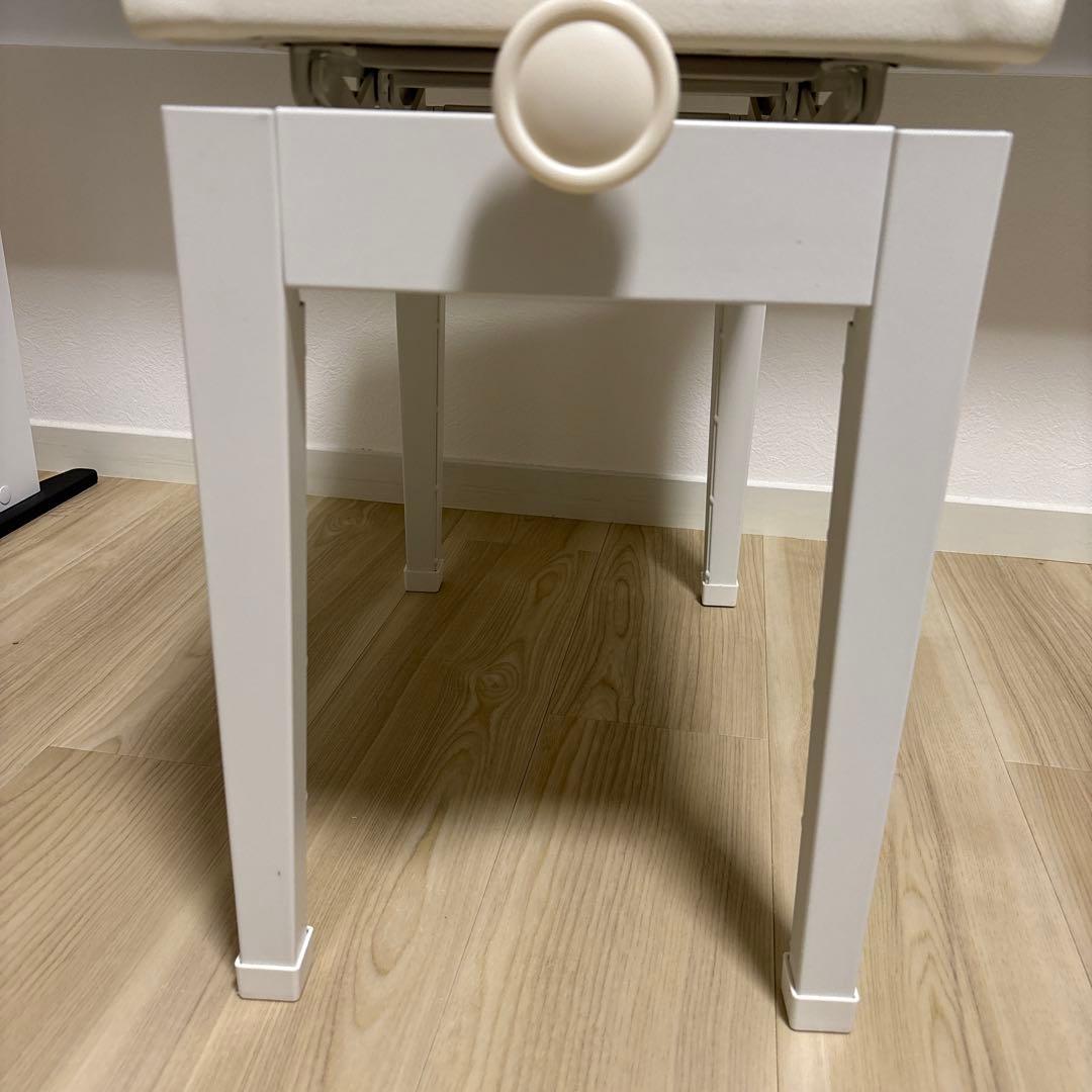 カシオ CASIO 電子ピアノ用 高低自在イス ホワイトCB-30WE