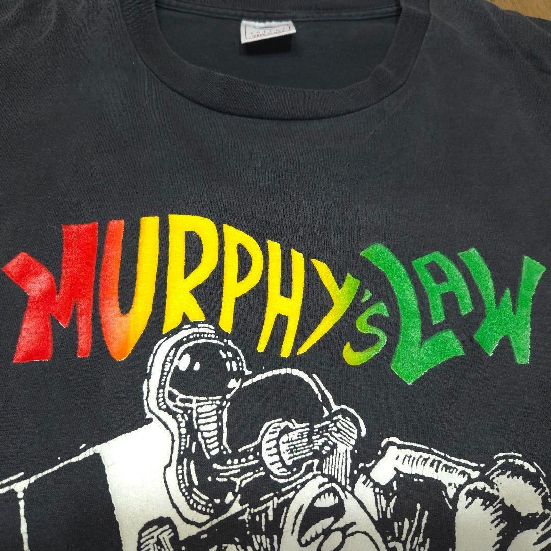 90sDELTA MurphysLaw ビッグプリントTシャツ マーフィーズロウ - メルカリ